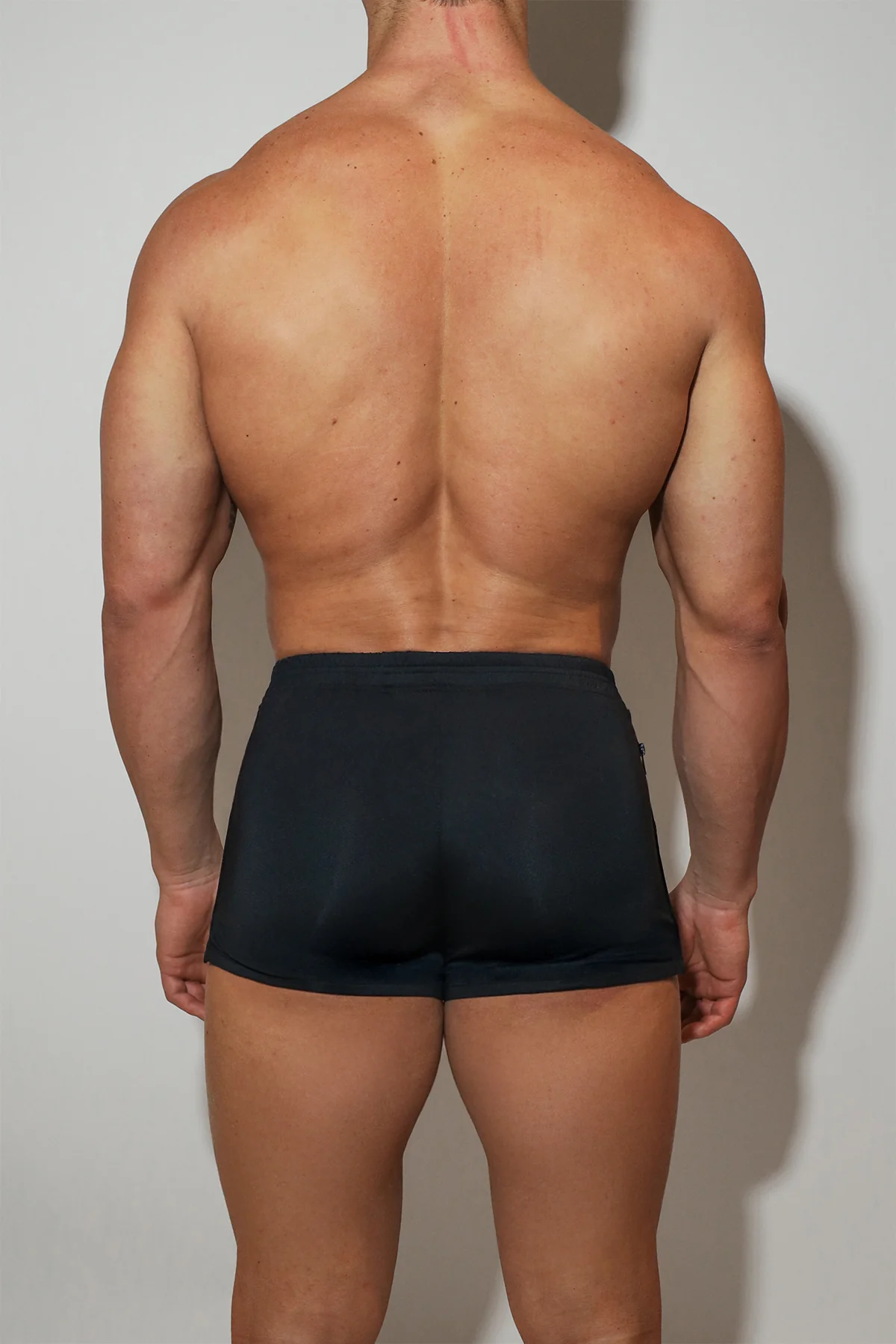 2" Side Split Booty Shorts - Midnight Black - Image 4