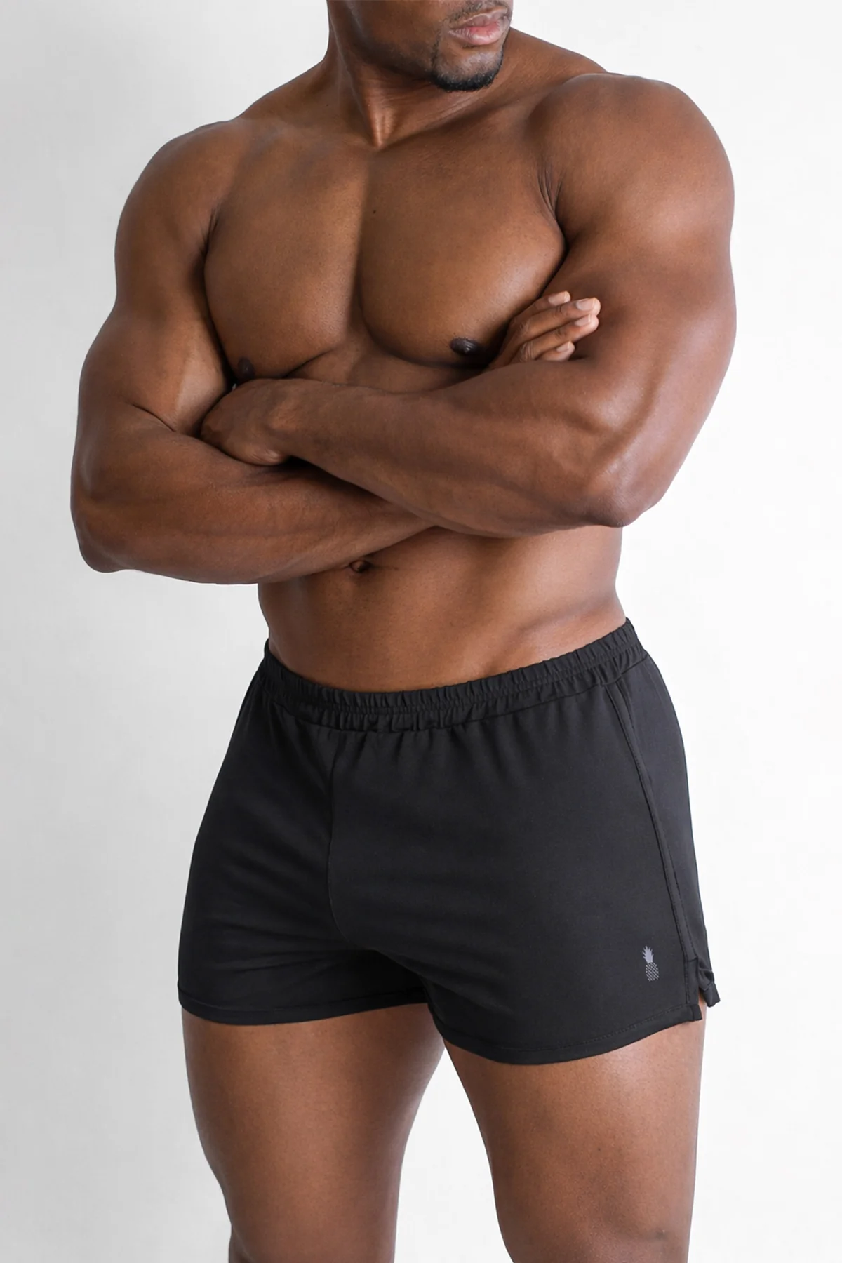 2" Side Split Booty Shorts - Midnight Black - Image 7