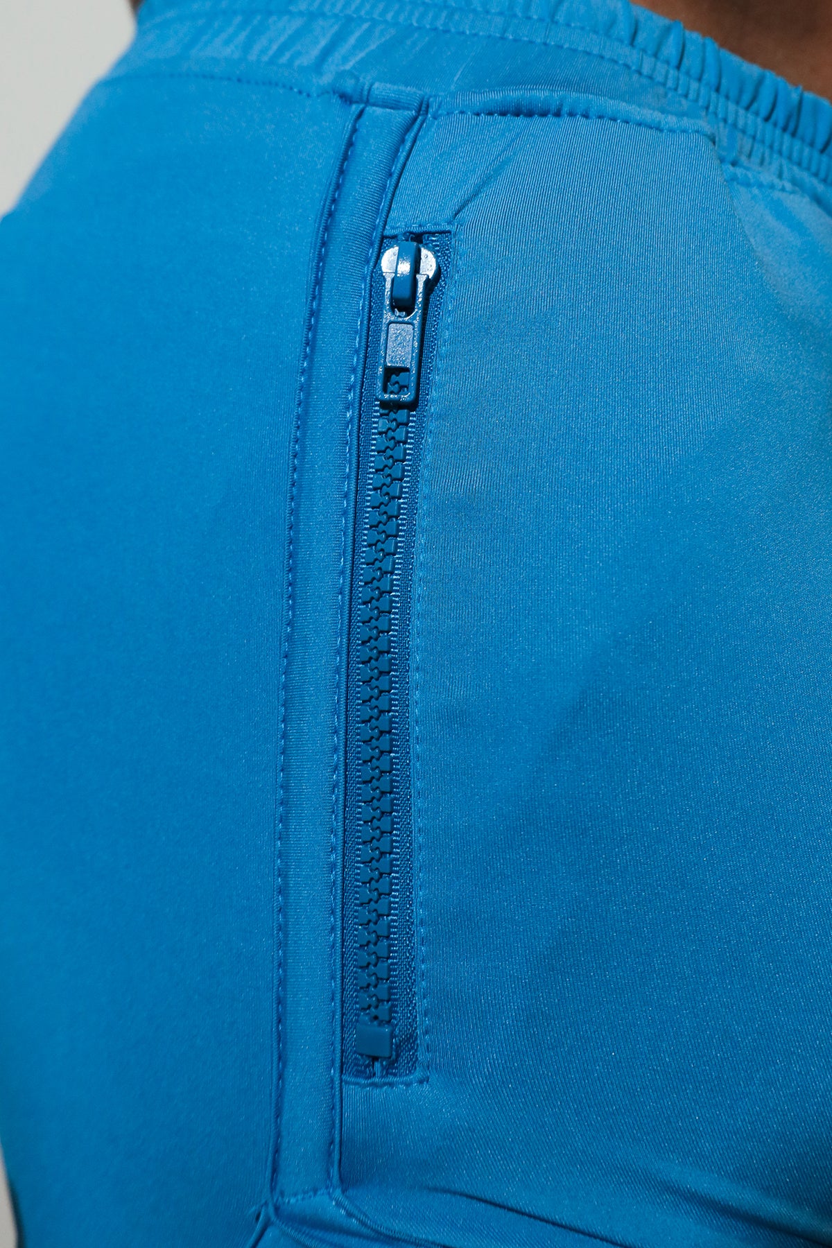 2" Side Split Booty Shorts - Soft Blue - Image 4