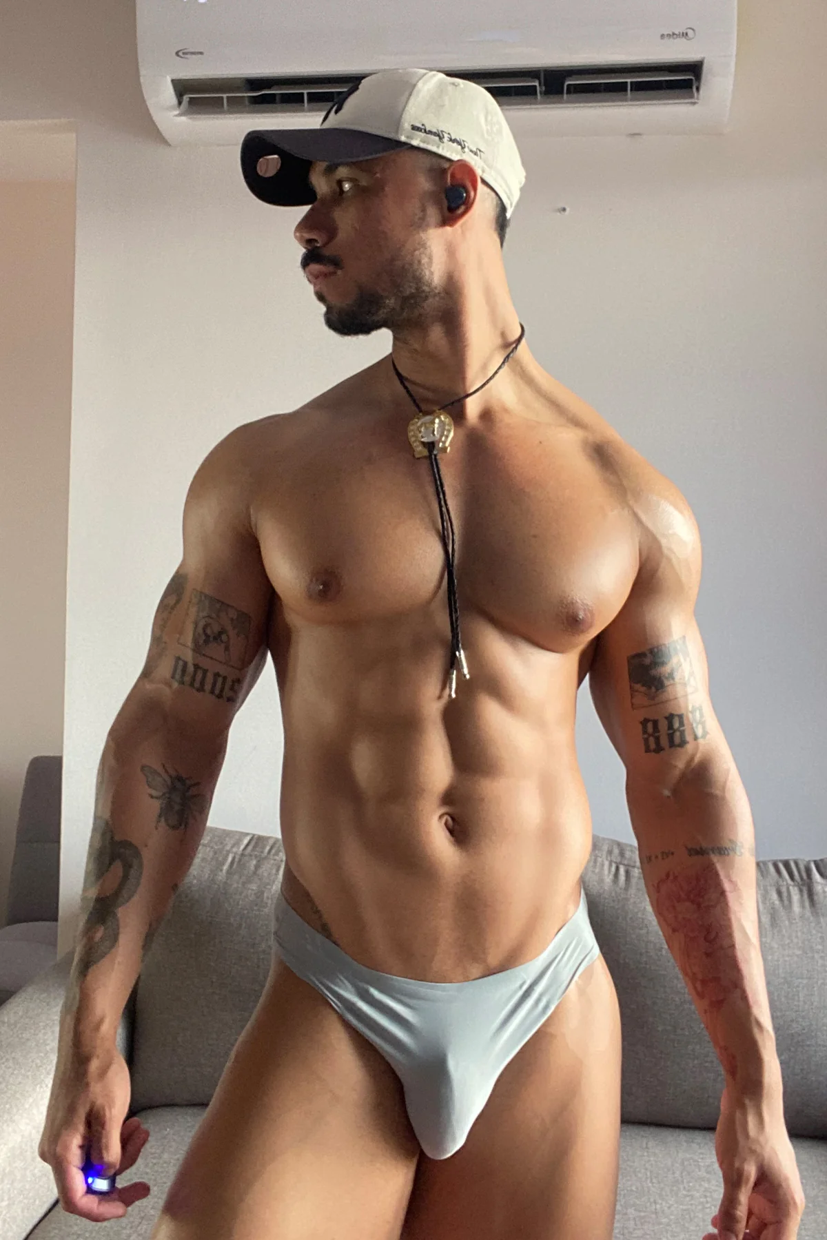 After-Hours Silky Seamless Briefs - Grey - Image 5