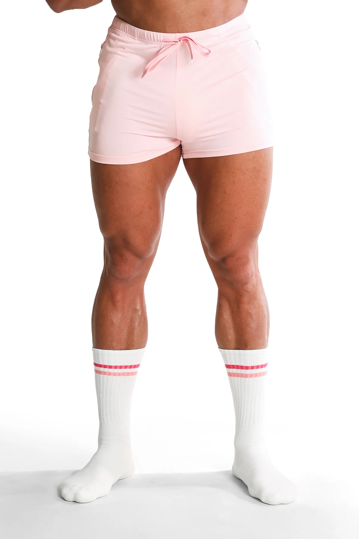 Banded High Socks - Strawberry Stripes - Image 6