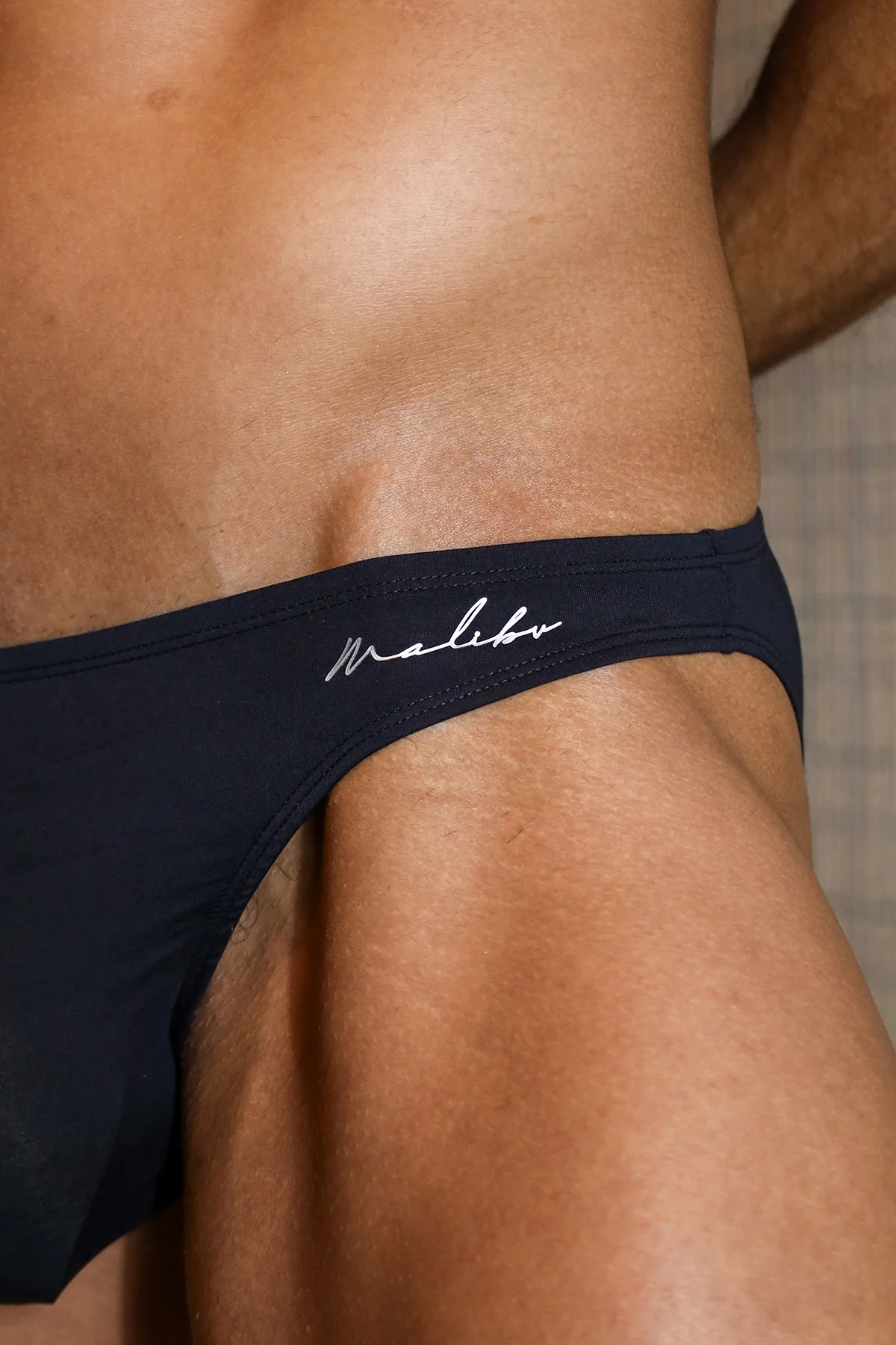 Premium Modal Scrunch-Back CHEEKY Brief - Black - Image 6