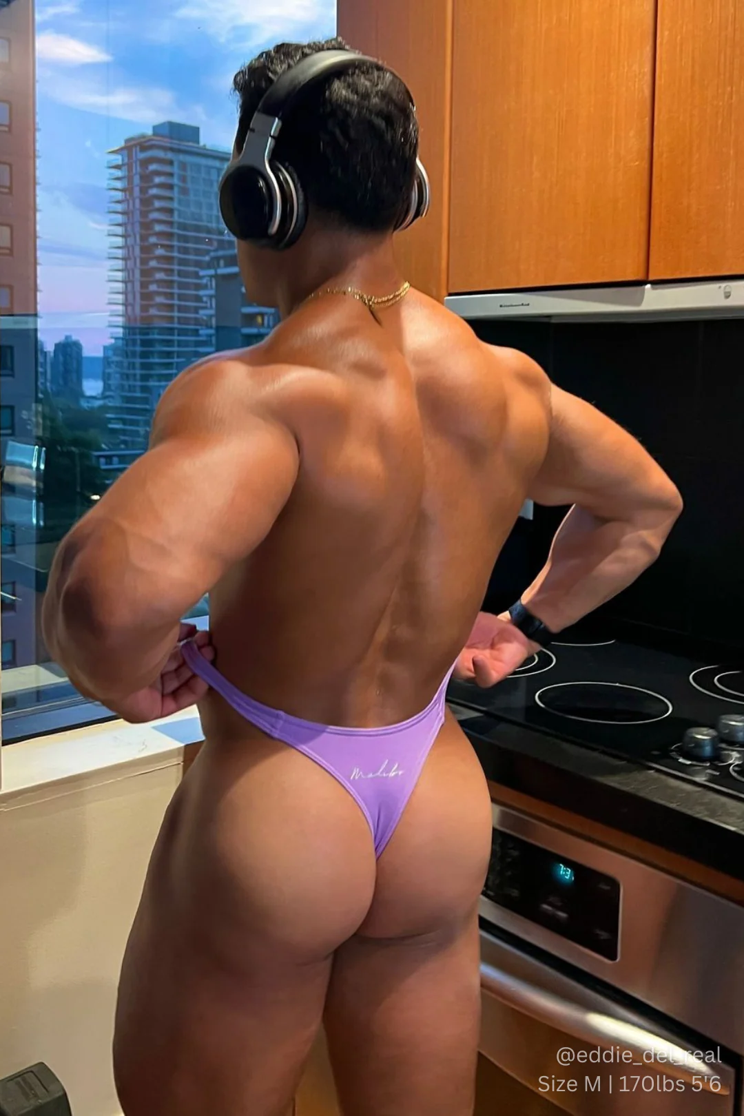 Cheeky Classic G-String Thong - Digital Violet - Image 3