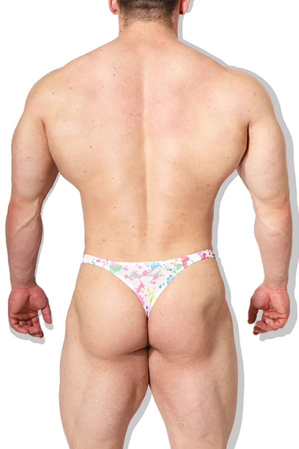 Cheeky Classic G-String Thong - Paint Splash - Image 3