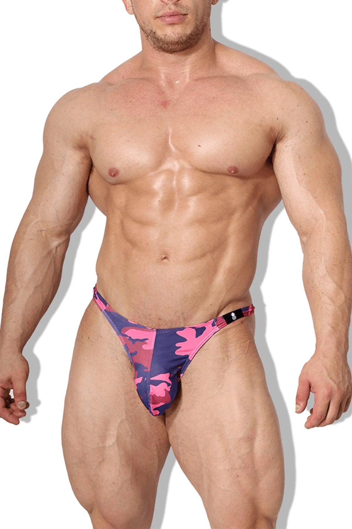 Cheeky Classic G-String Thong - Pink Camo - Image 4