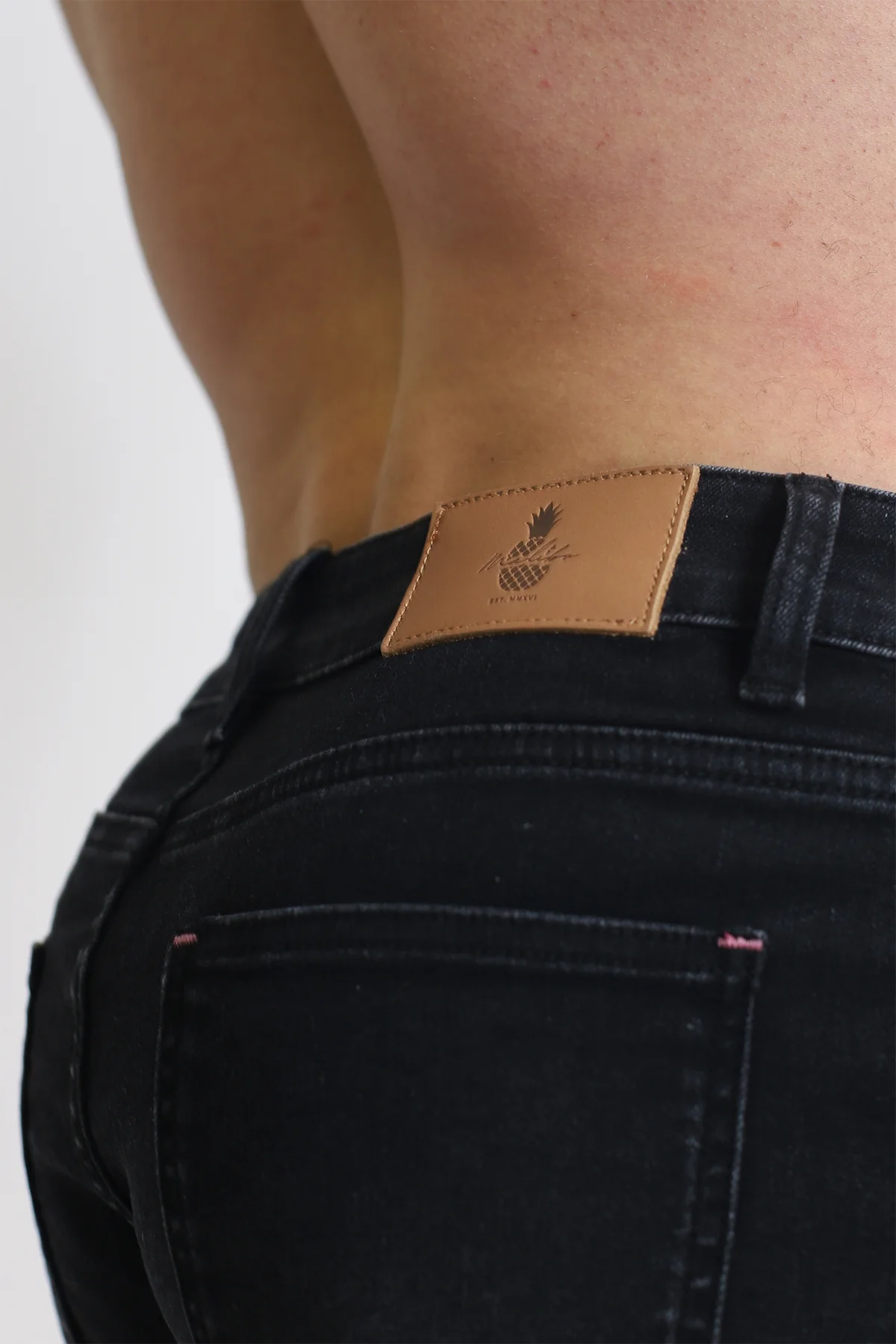 Cheeky Summer 2.5" Denim Brief Shorts - Black - Image 4