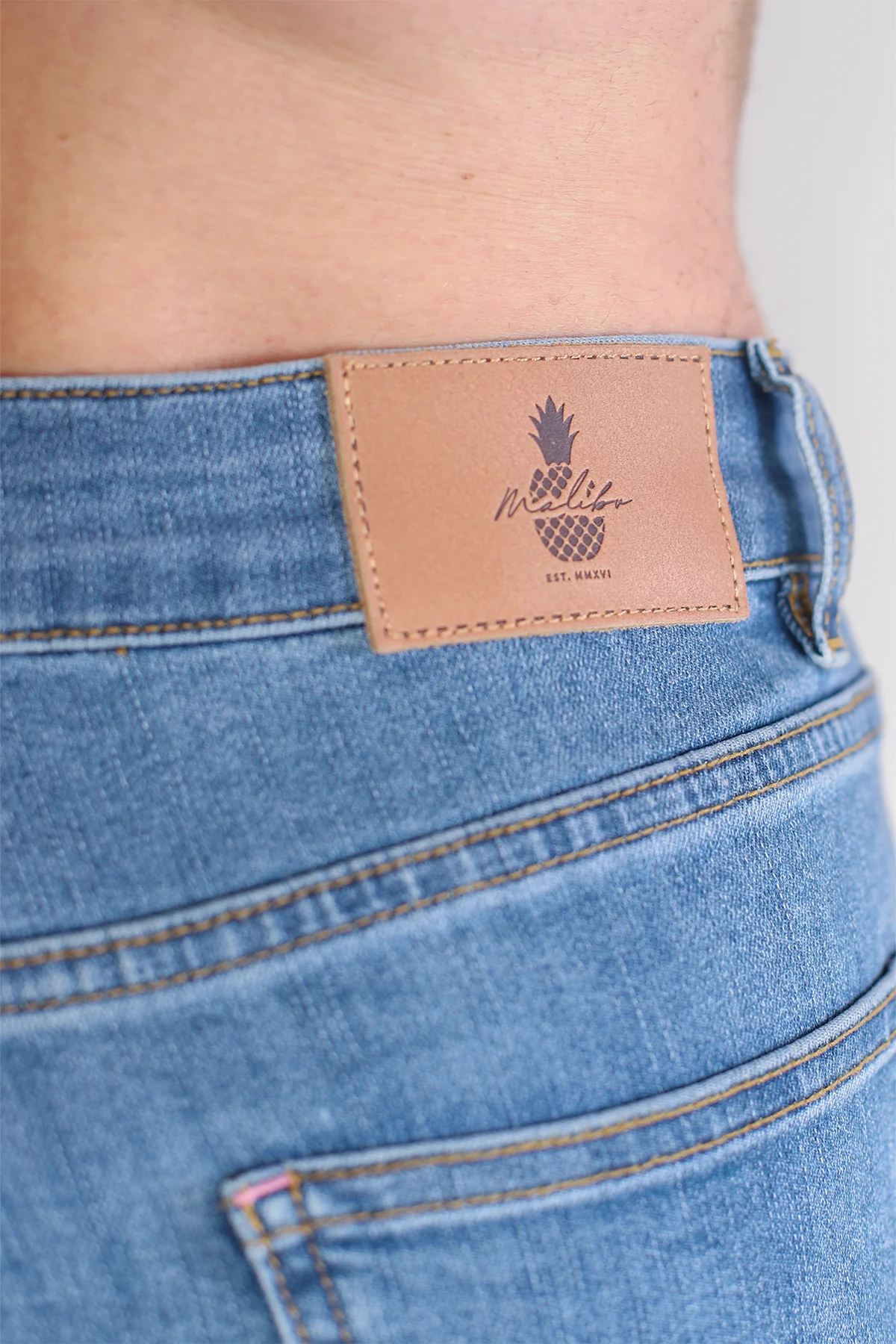 Cheeky Summer 2.5" Denim Brief Shorts - True Blue - Image 6