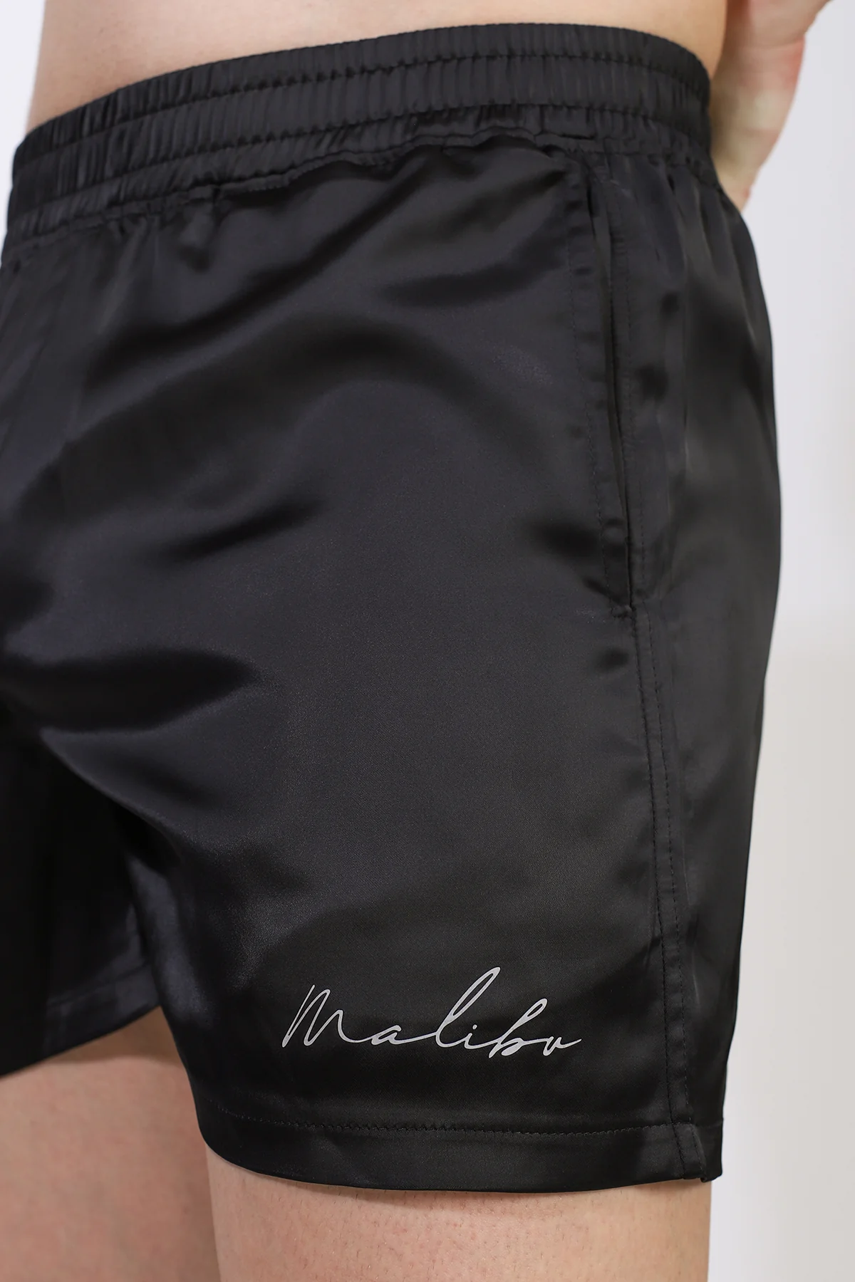 ShimmerFlex Active Shorts - Midnight Black - Image 10