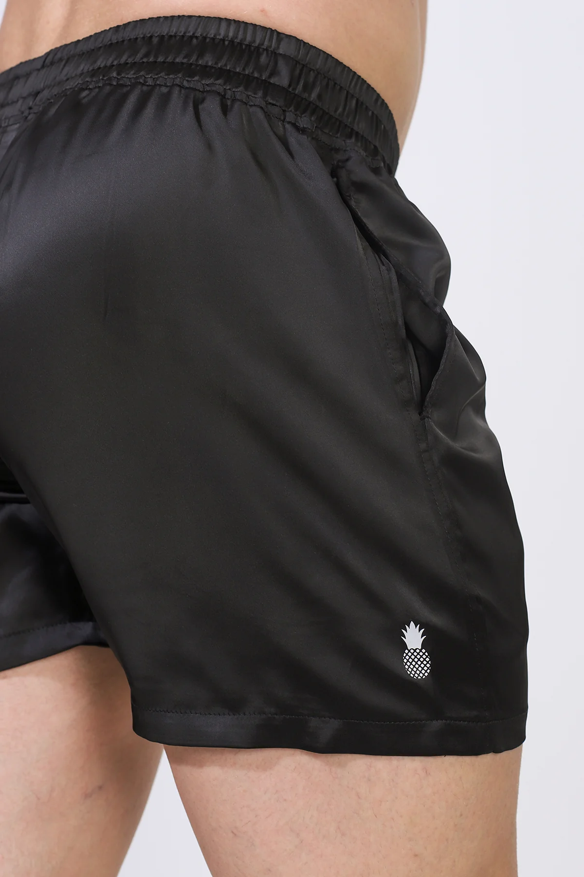 ShimmerFlex Active Shorts - Midnight Black - Image 11