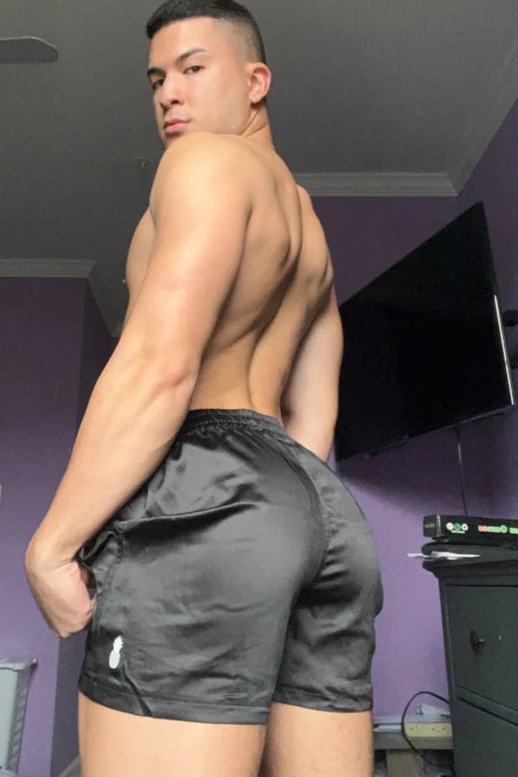 ShimmerFlex Active Shorts - Midnight Black - Image 7