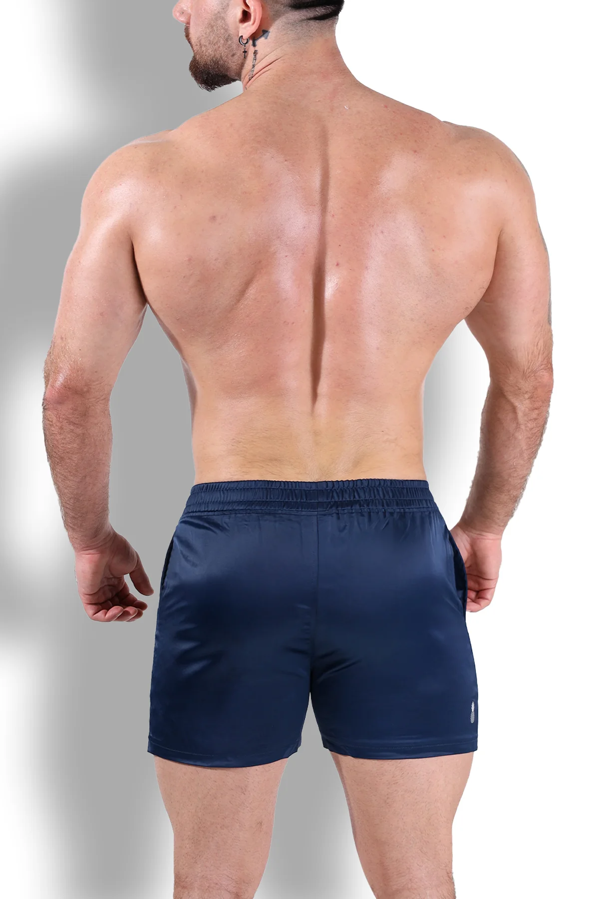 ShimmerFlex Active Shorts - Navy - Image 6