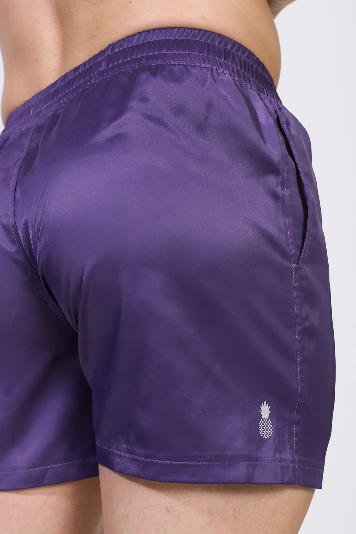ShimmerFlex Active Shorts - Plum - Image 9