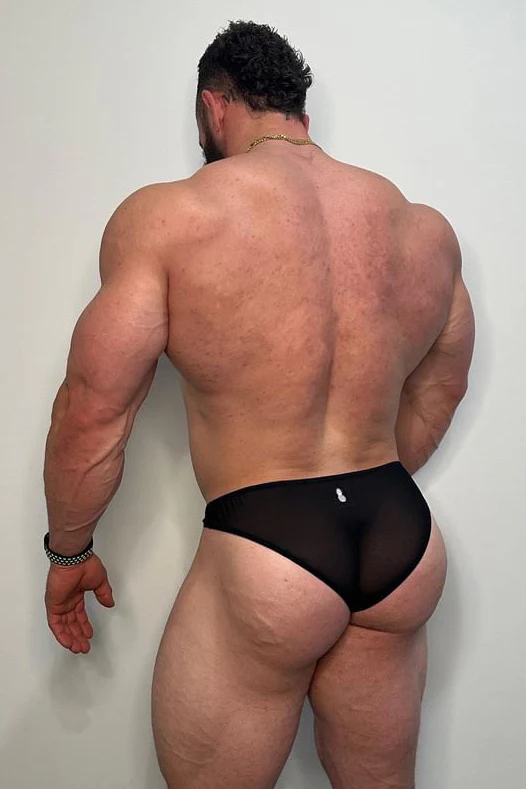 Club-Kid Mesh Bikini Briefs - Noir - Image 5