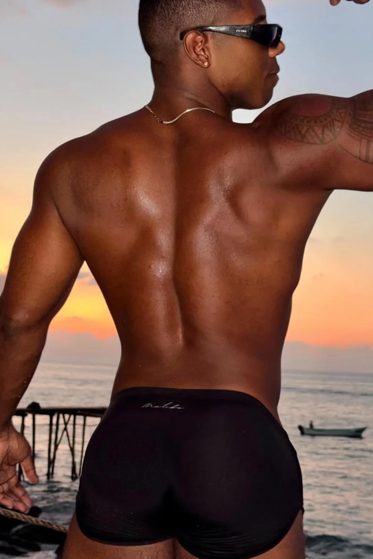 Cool-Dri 2-in-1 Shorts with Thong Lining - Midnight Black - Image 11