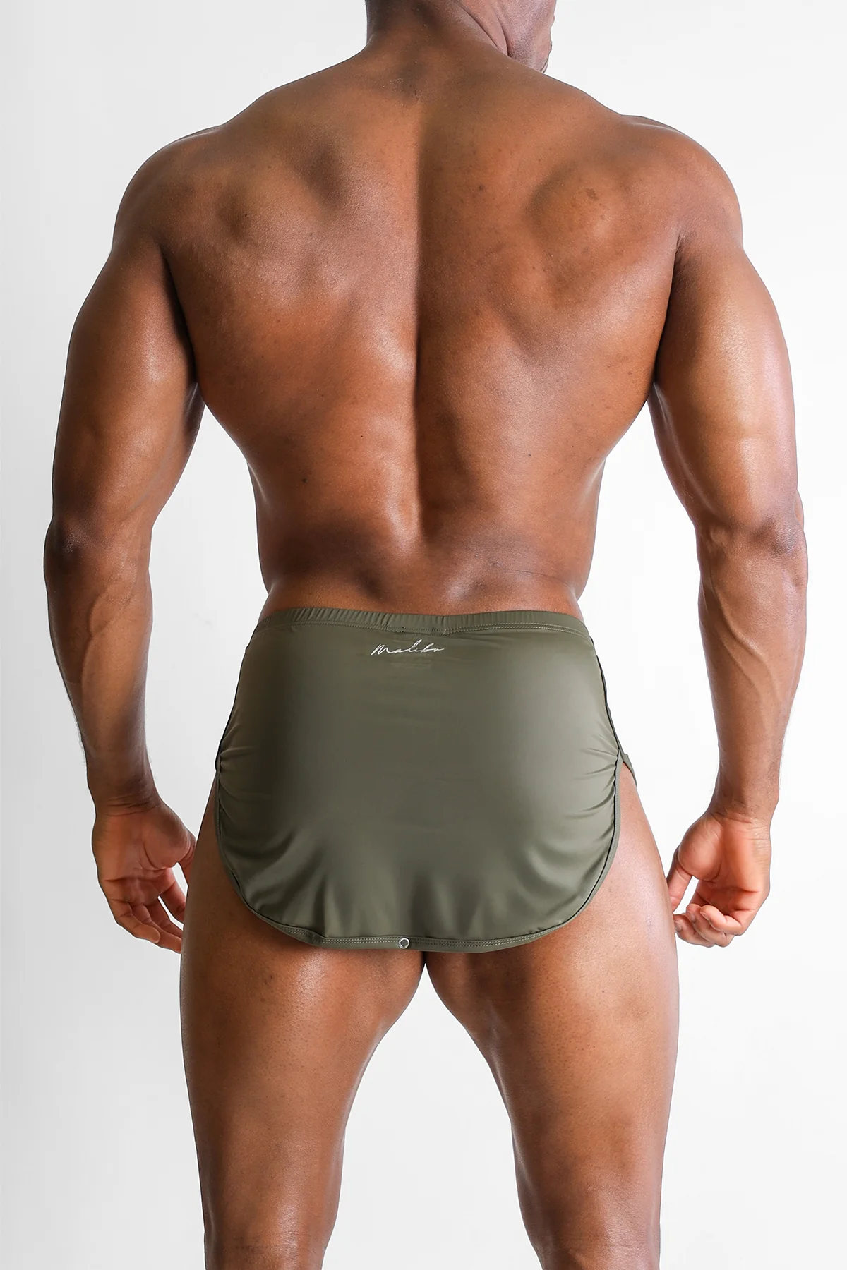 Cool-Dri 2-in-1 Shorts with Thong Lining - Olive - Image 2