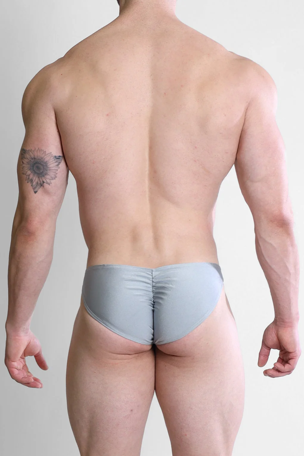 Dynamic Classic Scrunch-Butt Brief - Chrome Grey - Image 7