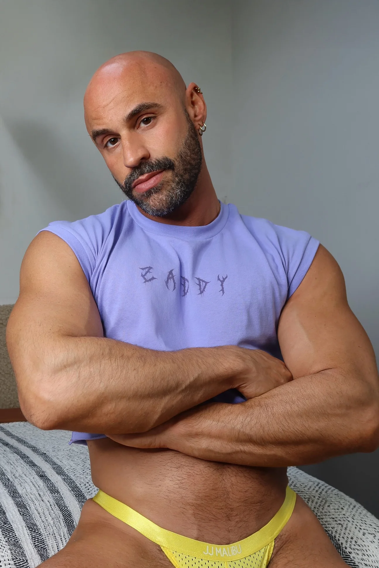 Escapism Muscle-Fit Crop Tank - Zaddy - Image 4