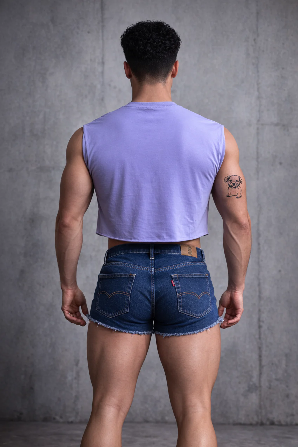 Escapism Muscle-Fit Crop Tank - Zaddy - Image 7