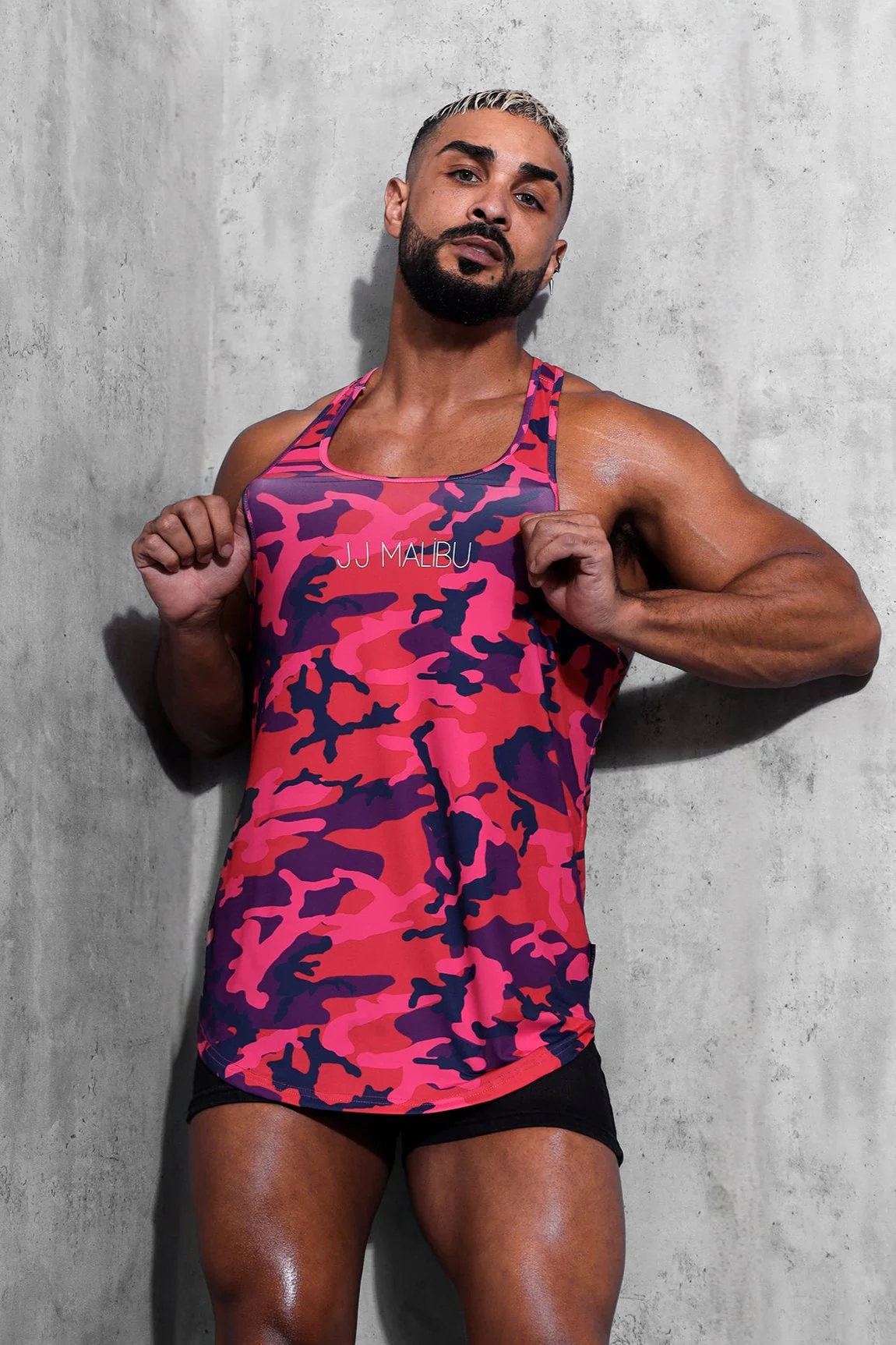 Feel-Me Scoop Bottom Tank - Purple Camo - Image 6