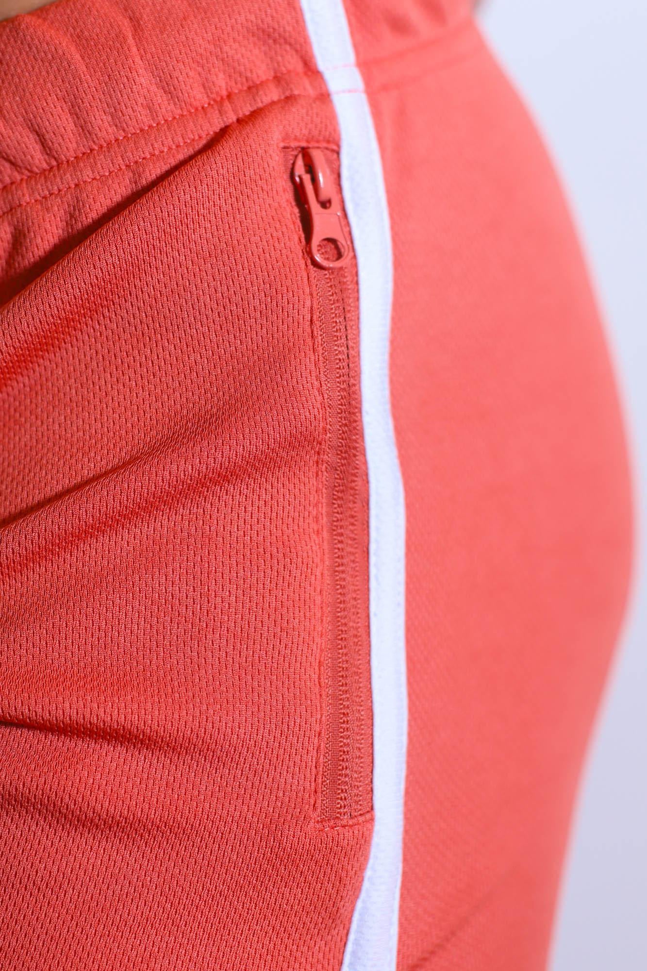 For-the-Night 4" Gym Short Shorts with Drawstring - Tangerine - Image 8