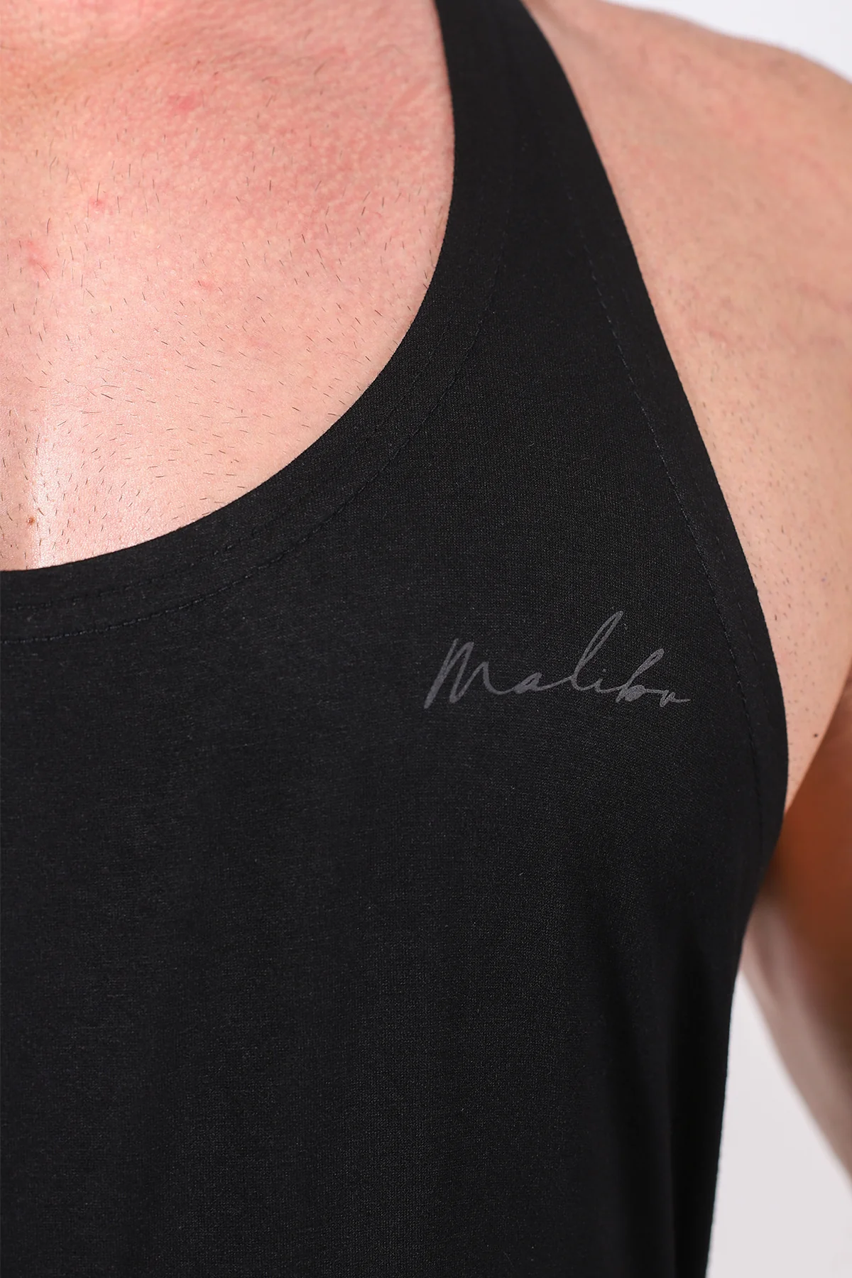 Gym Bae Classic Workout Stringer - Black - Image 3