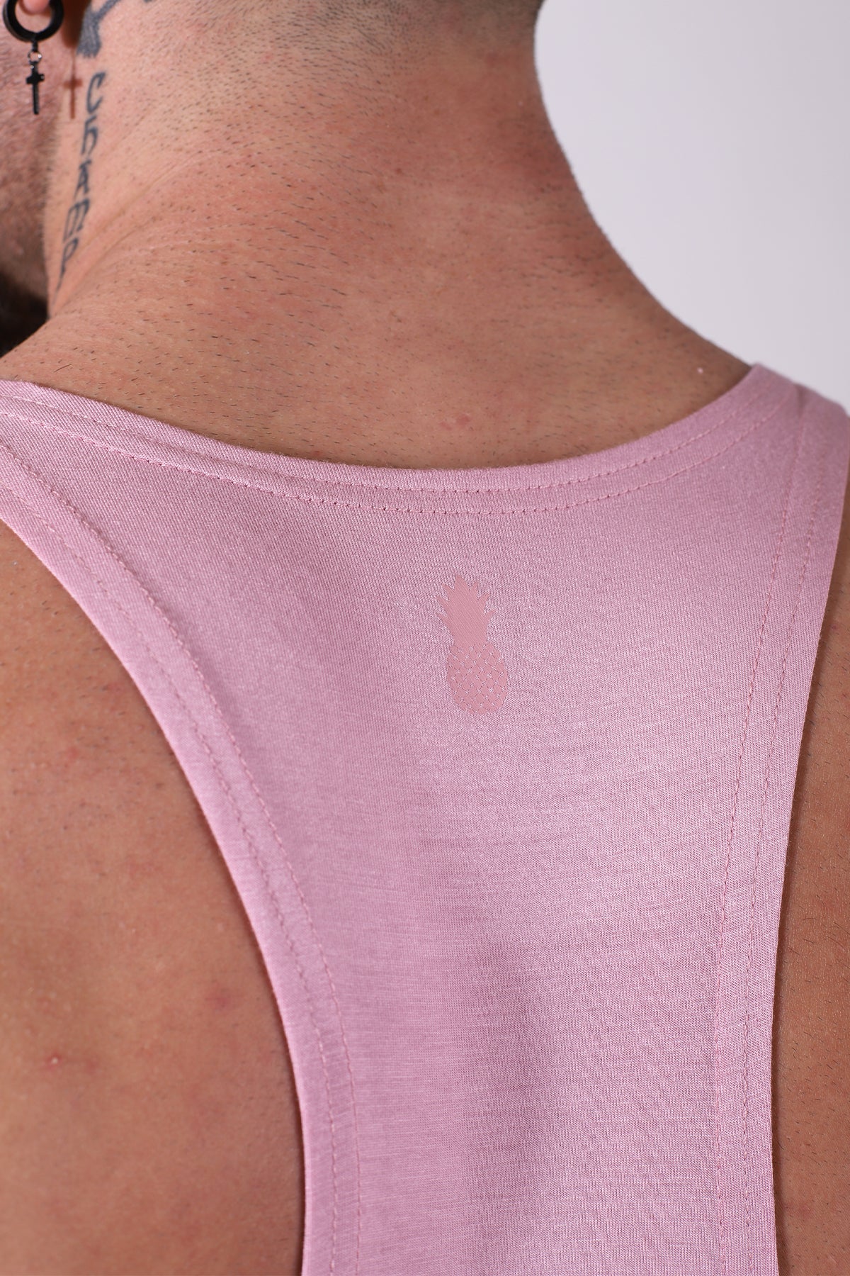 Gym Bae Classic Workout Stringer - Pink - Image 5