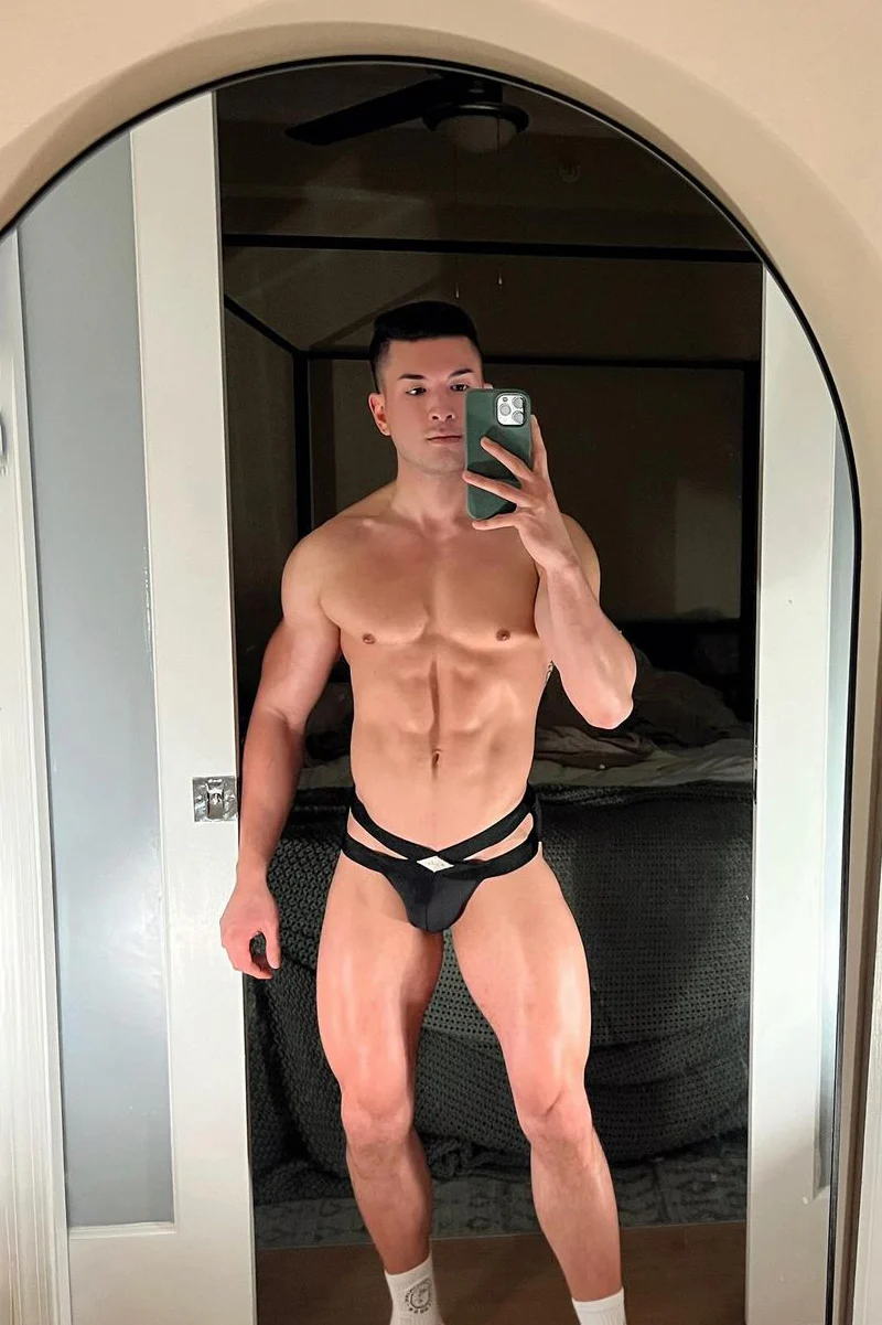 Hustler Cross Briefs - Obsidian Black - Image 11