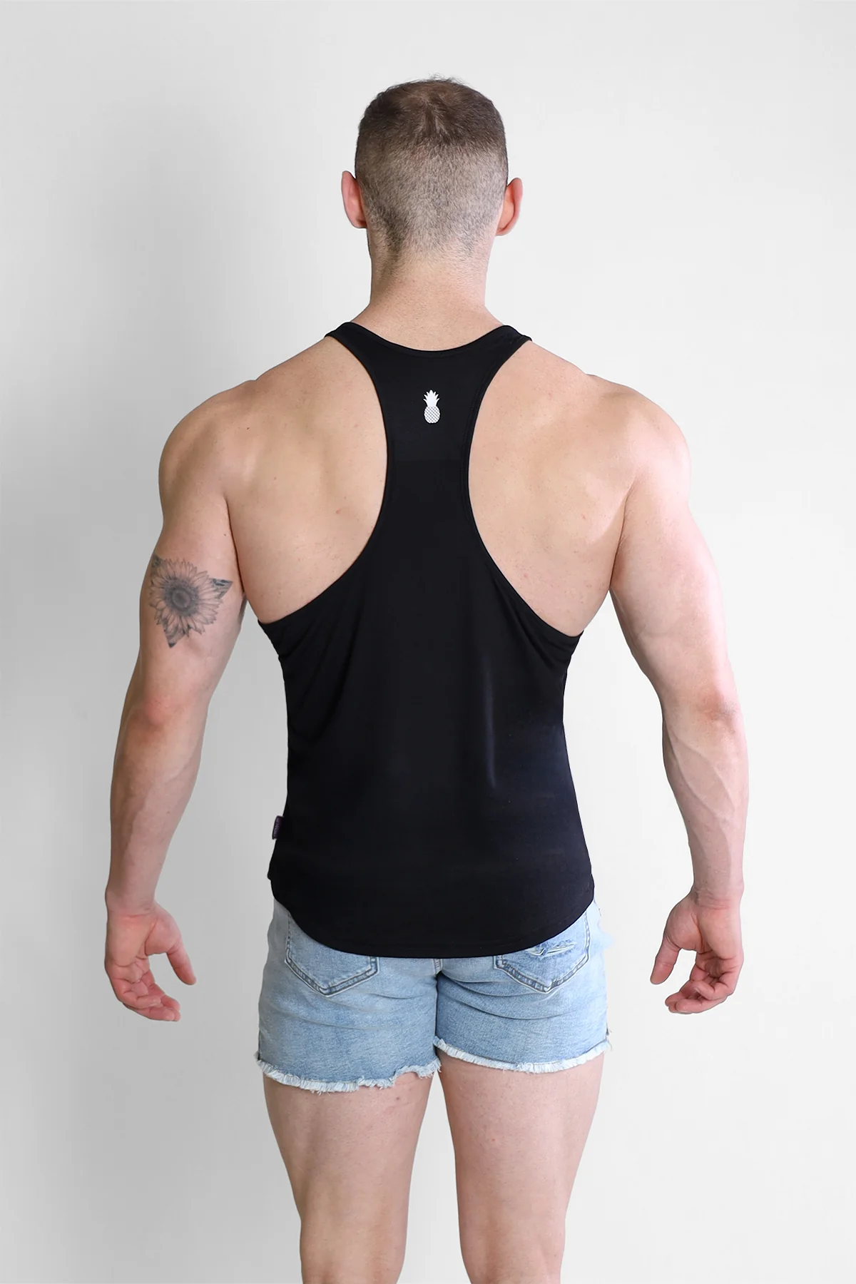 JJ Classic Workout Stringer - Malibu Black - Image 7