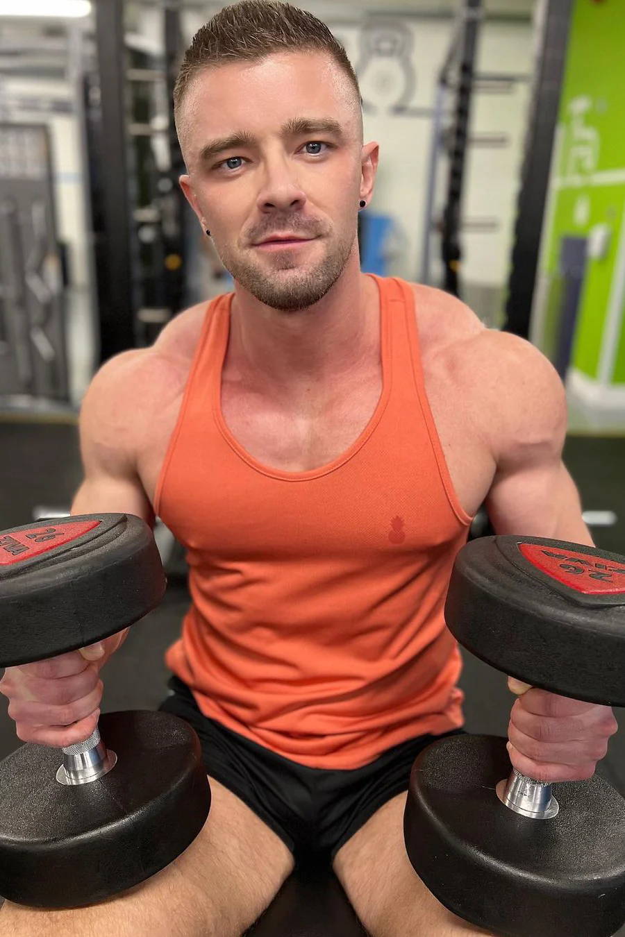 JJ Cool-Dry Gym Stringer - Coral - Image 5