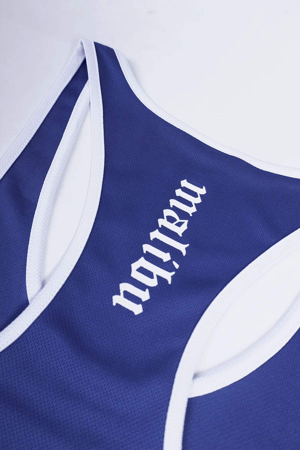 JJ Cool-Dry Gym Stringer - Dark Blue w/ Skull Design - Image 8