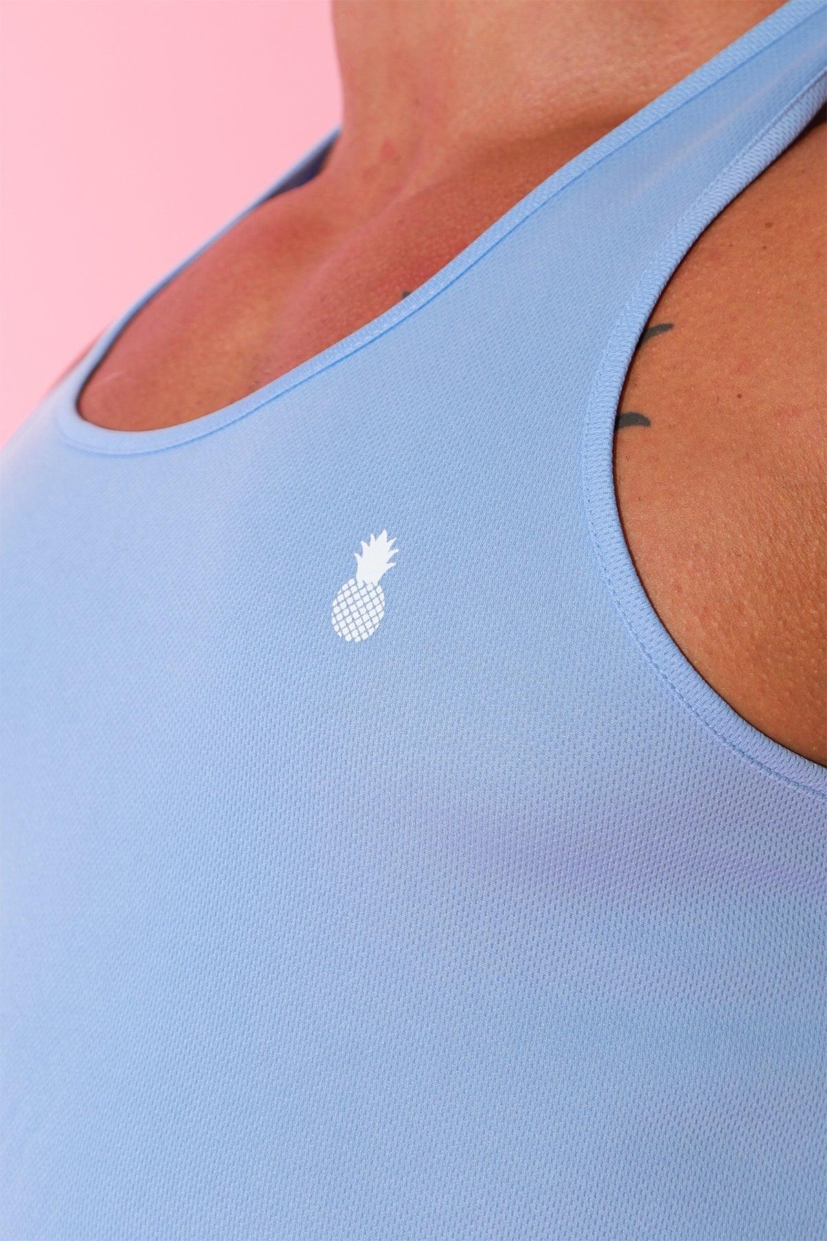JJ Cool-Dry Gym Stringer - Sky Blue - Image 4