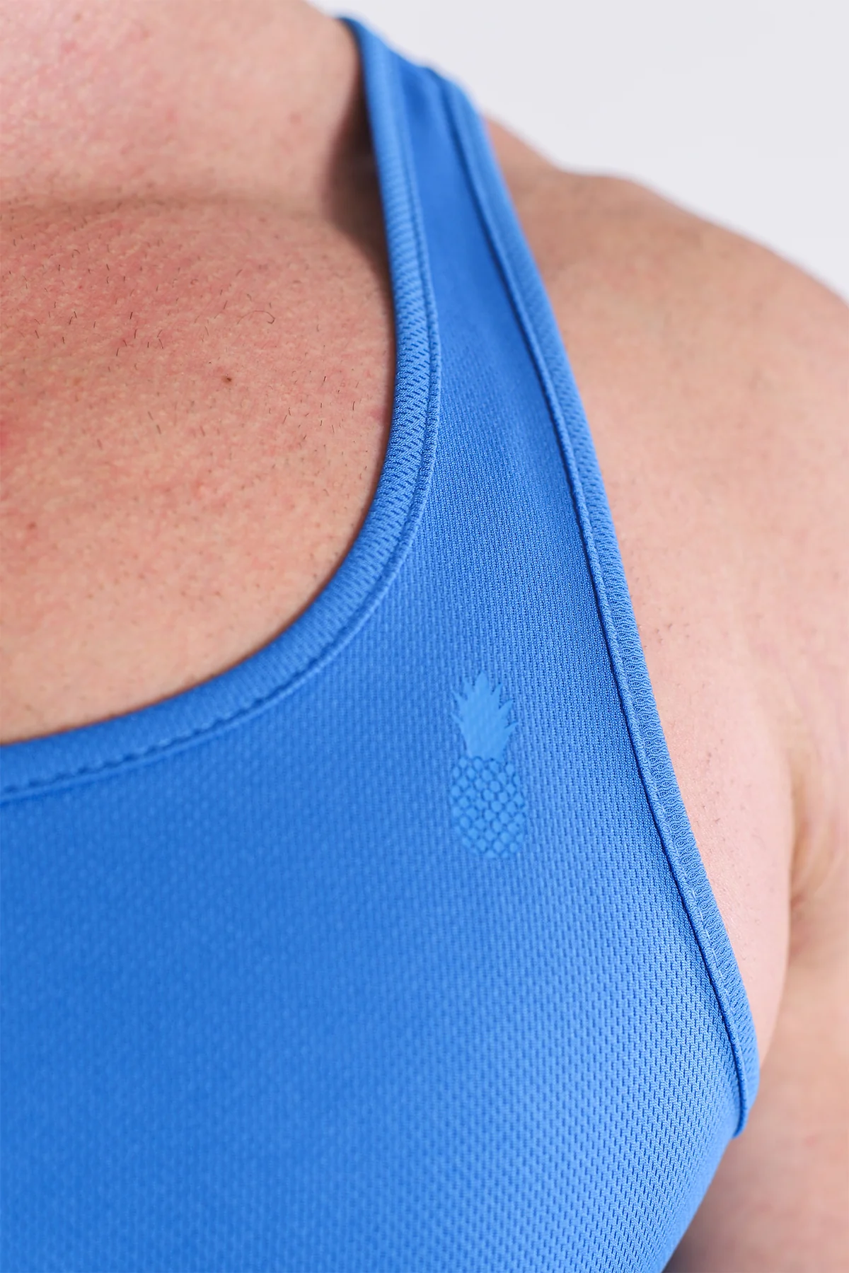 JJ Dry-Cool Crop Tank Top - Royal Blue - Image 3