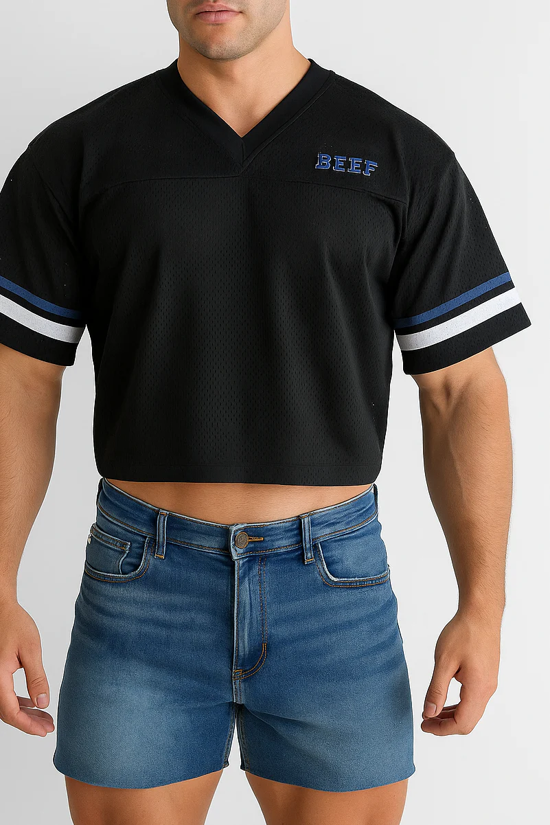 JJ Varsity V-Neck Jersey - Black