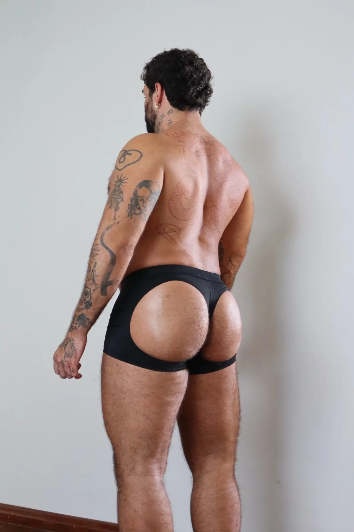 Juicy JJ Boxers with Rear Cutouts - Midnight Black - Image 8