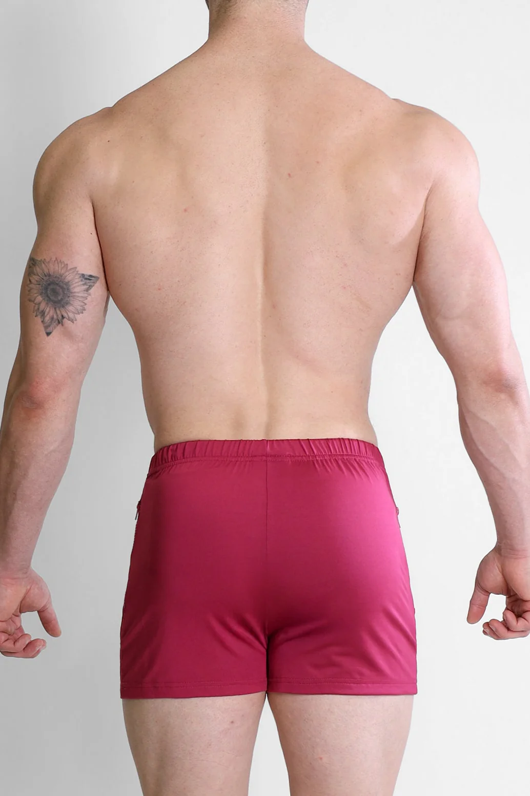 Karma 2" Short Shorts with Zipper Pockets - Magenta - Image 5