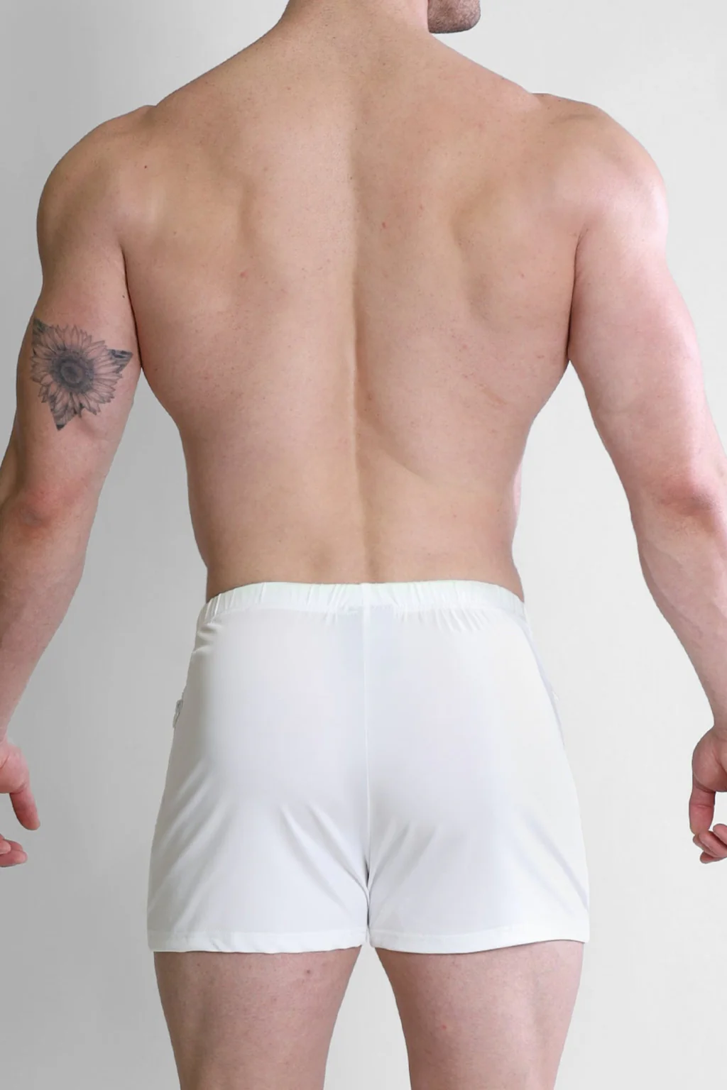 Karma 2" Short Shorts with Zipper Pockets - White - Image 4