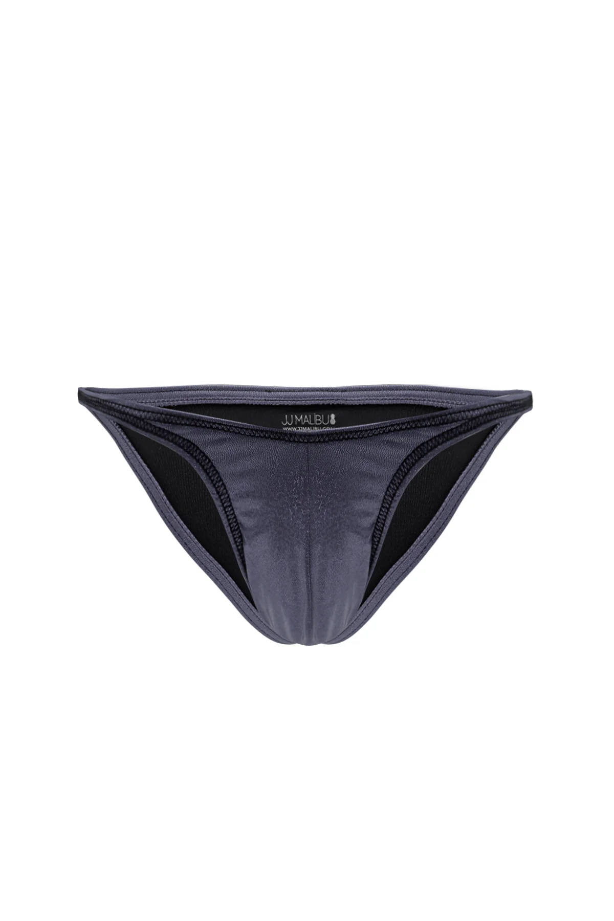 Luna Scrunch-Butt Thong - Metallic Black - Image 7