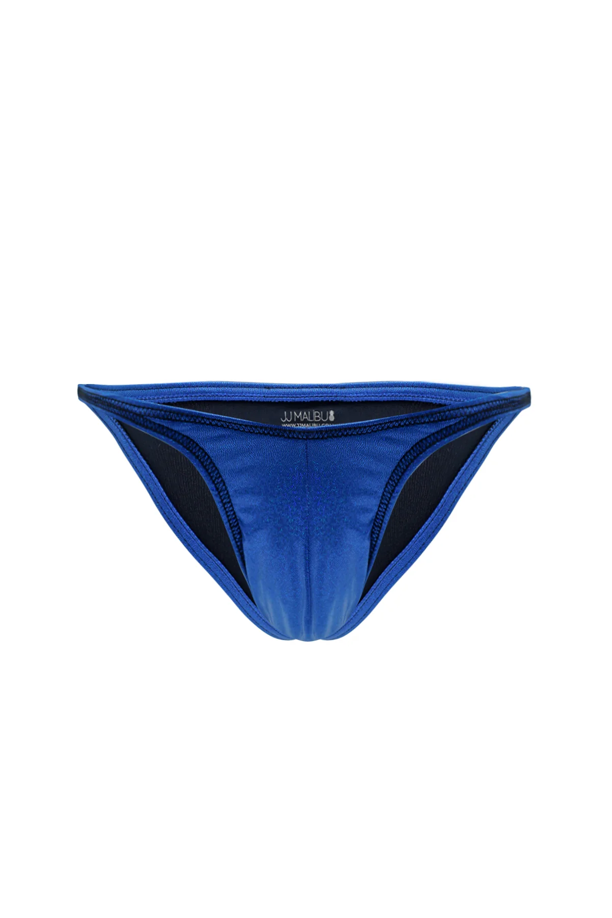 Luna Scrunch-Butt Thong - Metallic Blue - Image 5