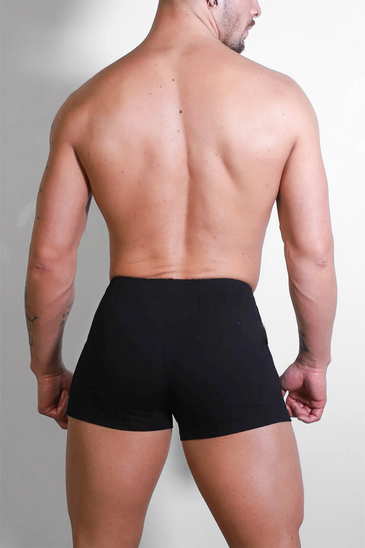 Varsity 2" Short Shorts with Zipper Pocket  - Midnight Black - Image 5