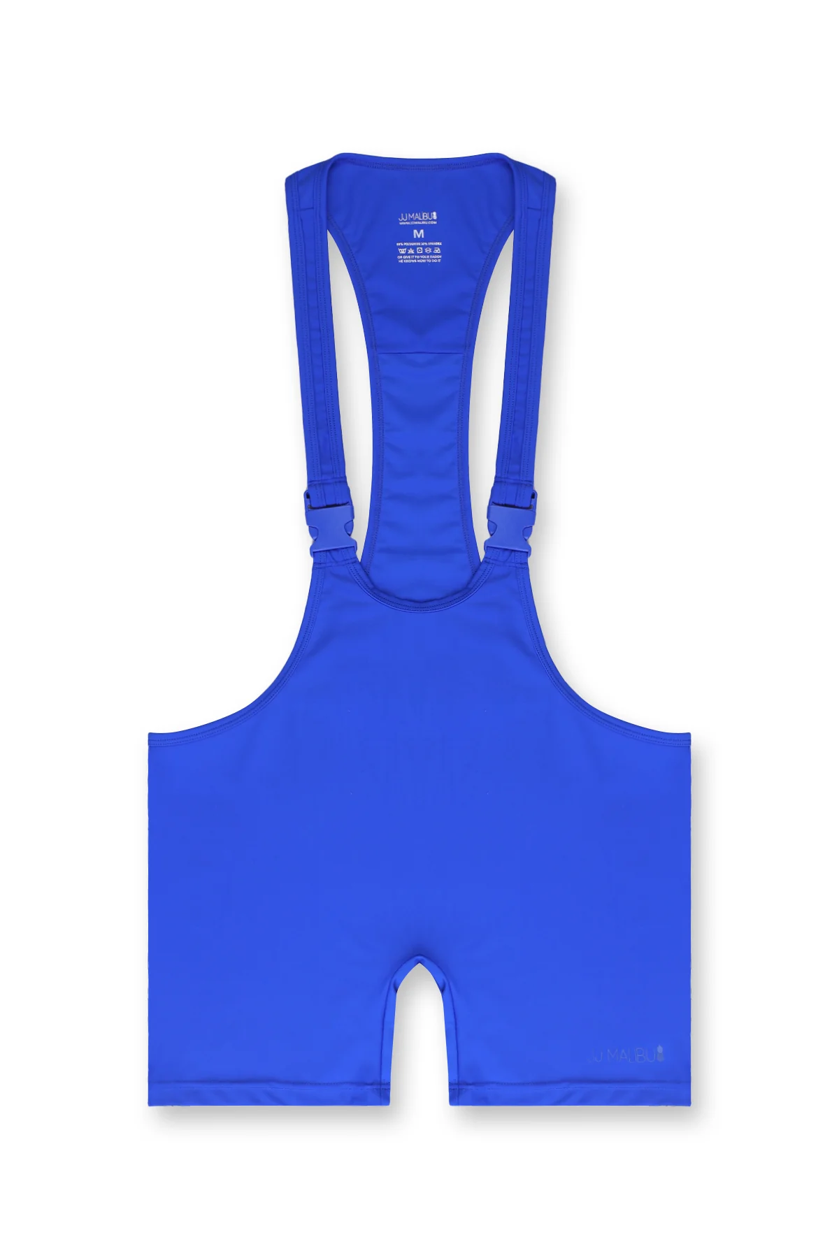 Men's Athletic Wrestling Singlet Bodysuit  - Royal Blue - Image 6