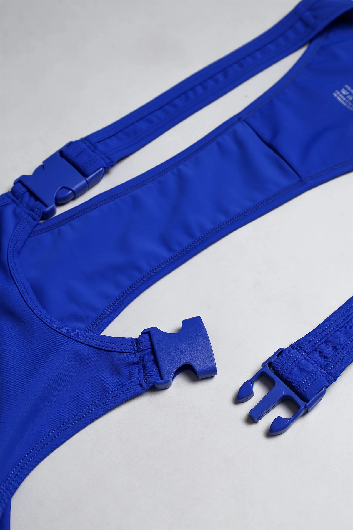Men's Athletic Wrestling Singlet Bodysuit  - Royal Blue - Image 7