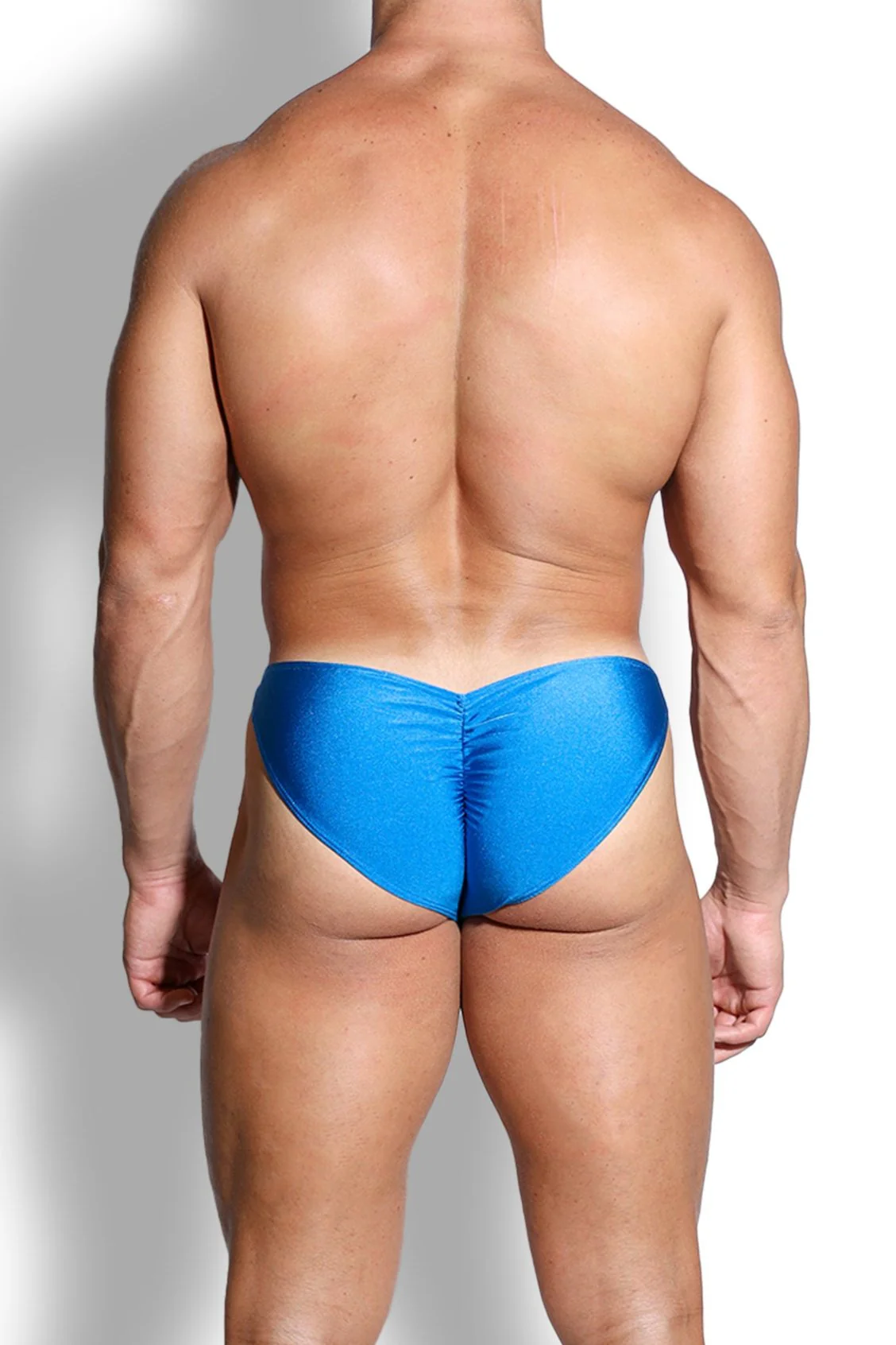 Dynamic Classic Scrunch-Butt Brief - Neon Blue - Image 4