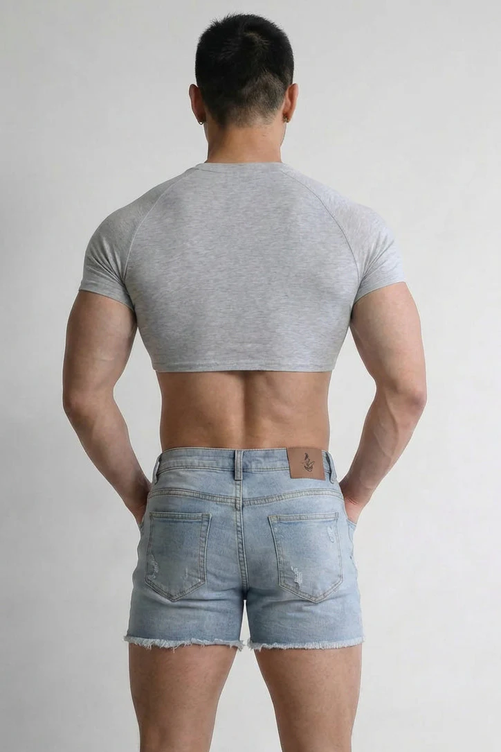 Muscle-Fit Crop Tee - Free Verse - Image 3