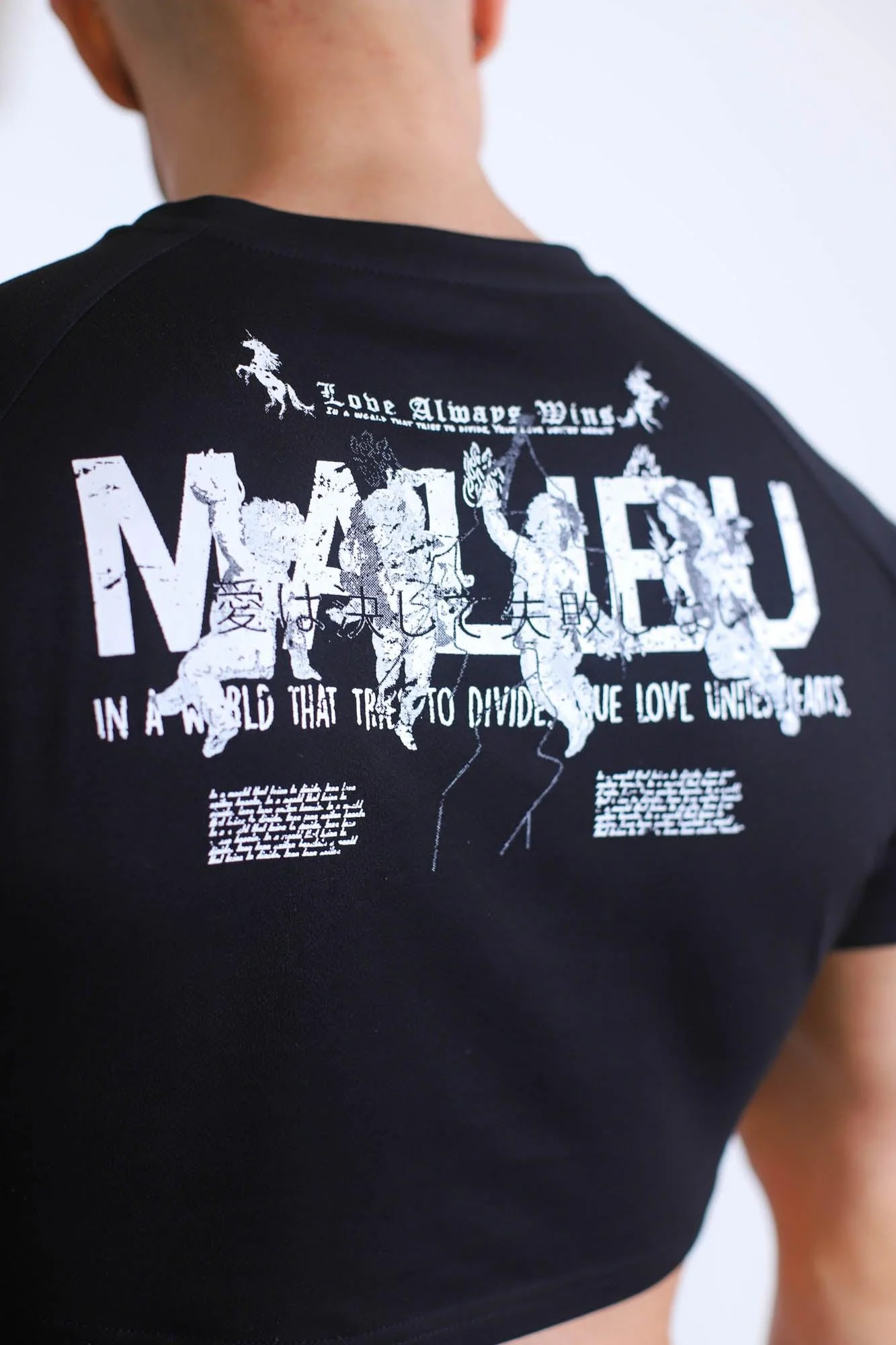 Muscle-Fit Crop Tee  - Malibu Angel - Image 6