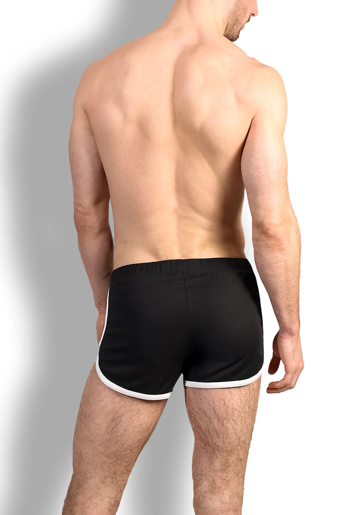 Nightcall Elastic Waist 3" Short Shorts - Midnight Black - Image 2