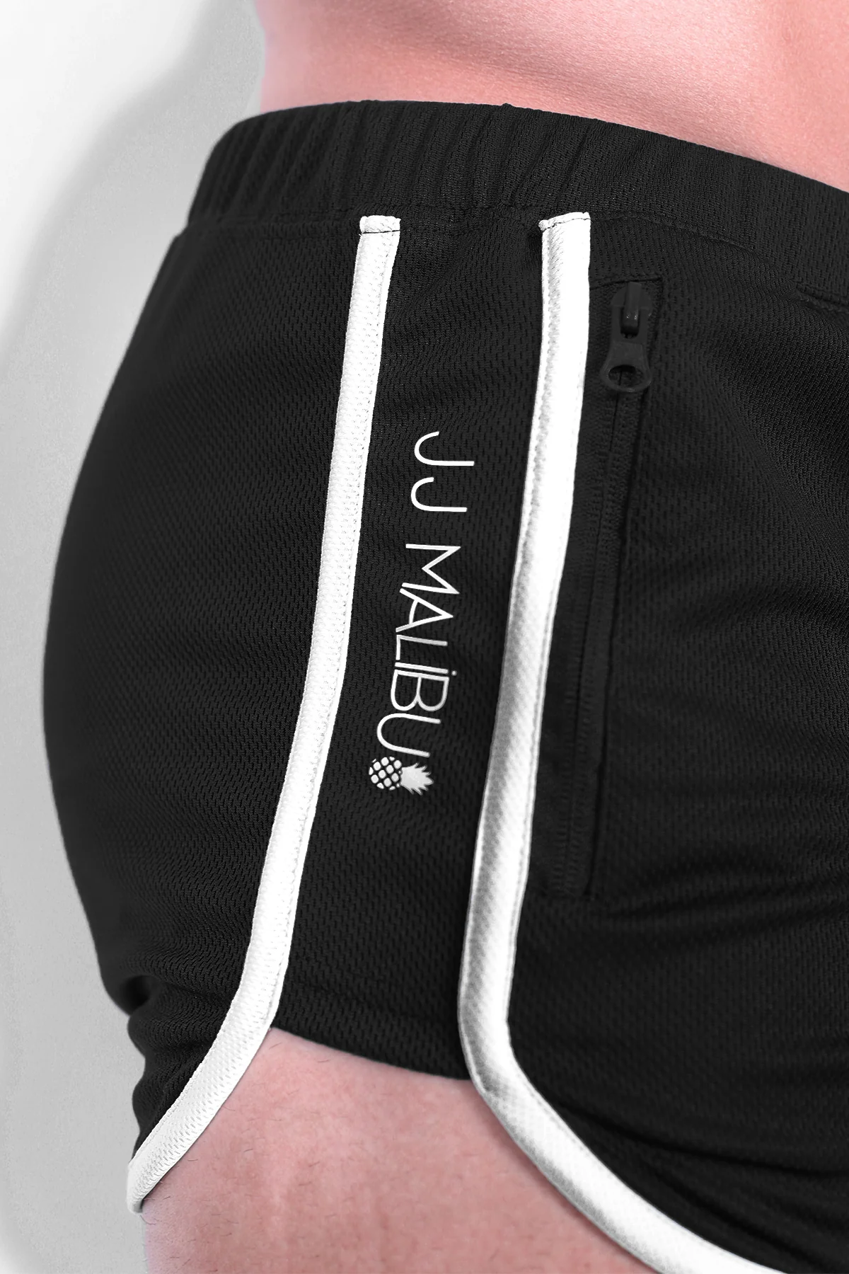 Nightcall Elastic Waist 3" Short Shorts - Midnight Black - Image 6