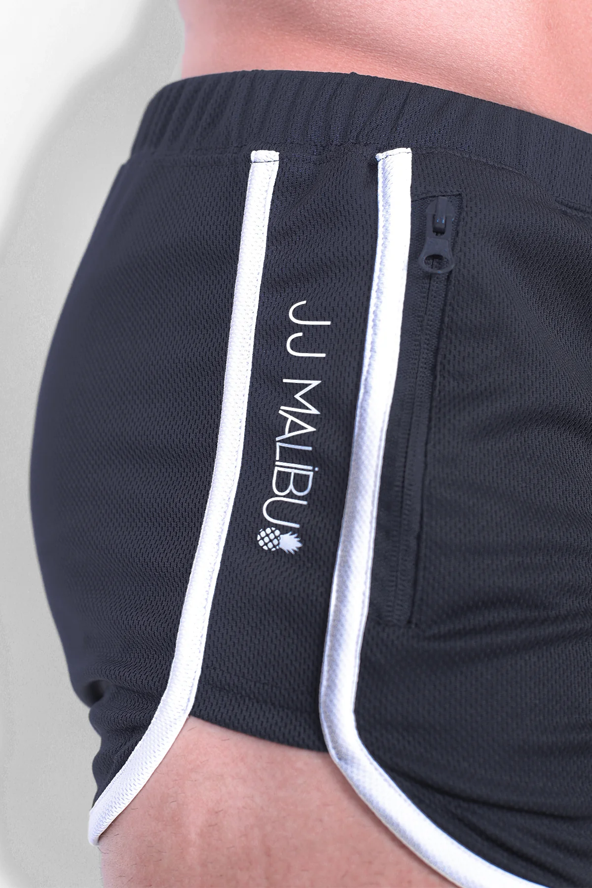 Nightcall Elastic Waist 3" Short Shorts - Smokey Grey - Image 4