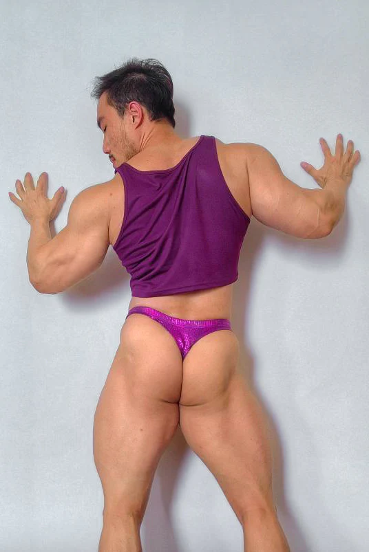 Metallica Men's Thong with Bulge Pouch - Hot Pink Croc - Image 7
