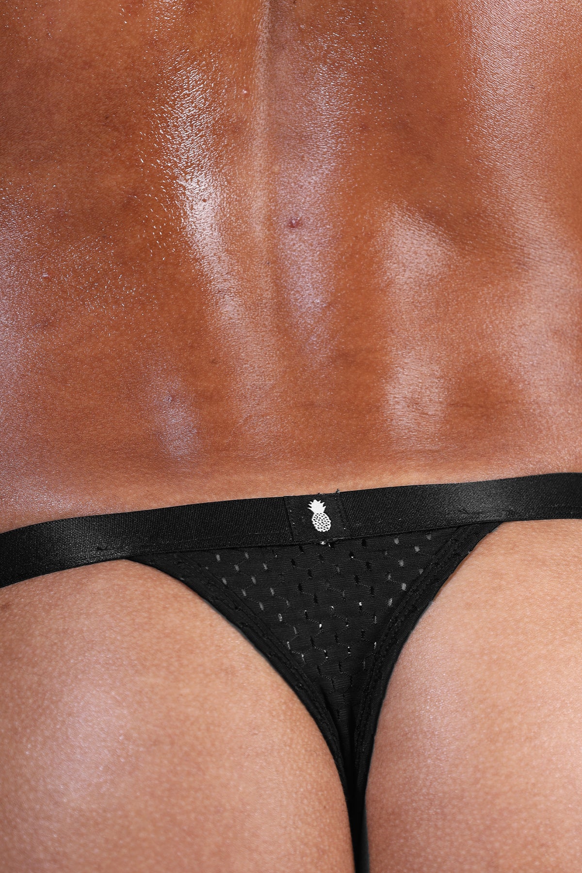 Now-or-Never Mesh Thong - Black - Image 7