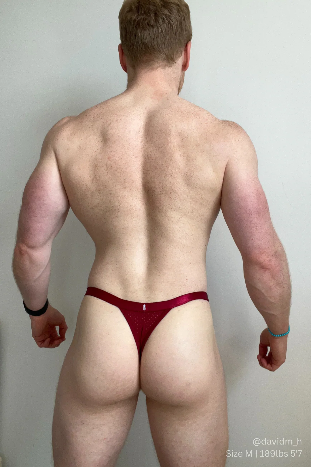 Now-or-Never Mesh Thong - Cherry - Image 2